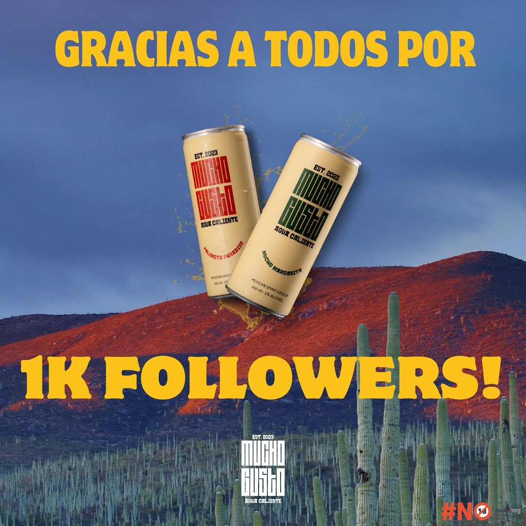 &iexcl;MUCHO GRACIAS! 🎉 We&rsquo;ve hit 1K followers, and it&rsquo;s all because of YOU! 

To show our gratitude, we will be launching a special competition soon&mdash;STAY TUNED FOR EXCITING DETAILS! 🎁 

Here&rsquo;s to more fun, laughs, and good 