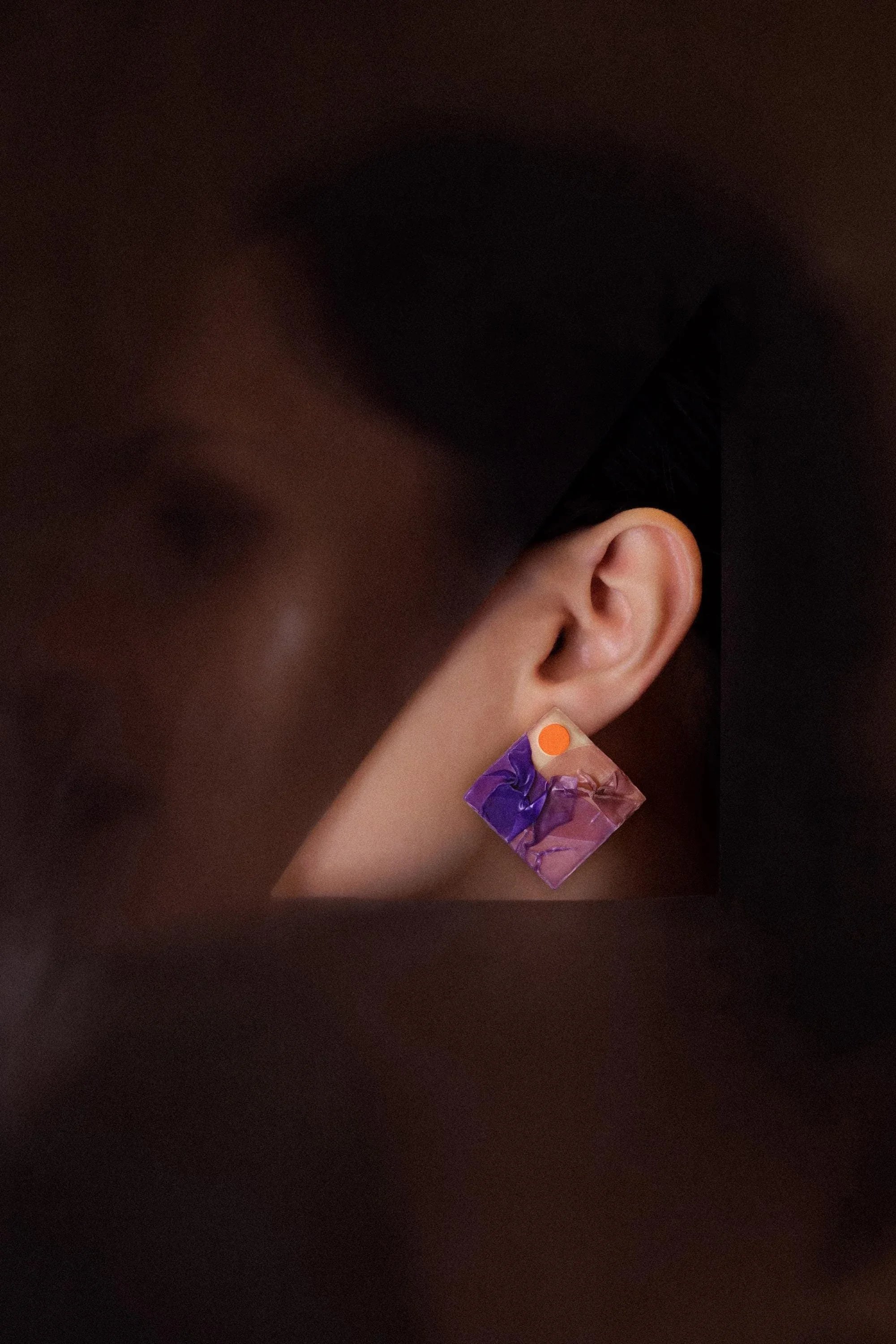 Sunset Scene Earrings