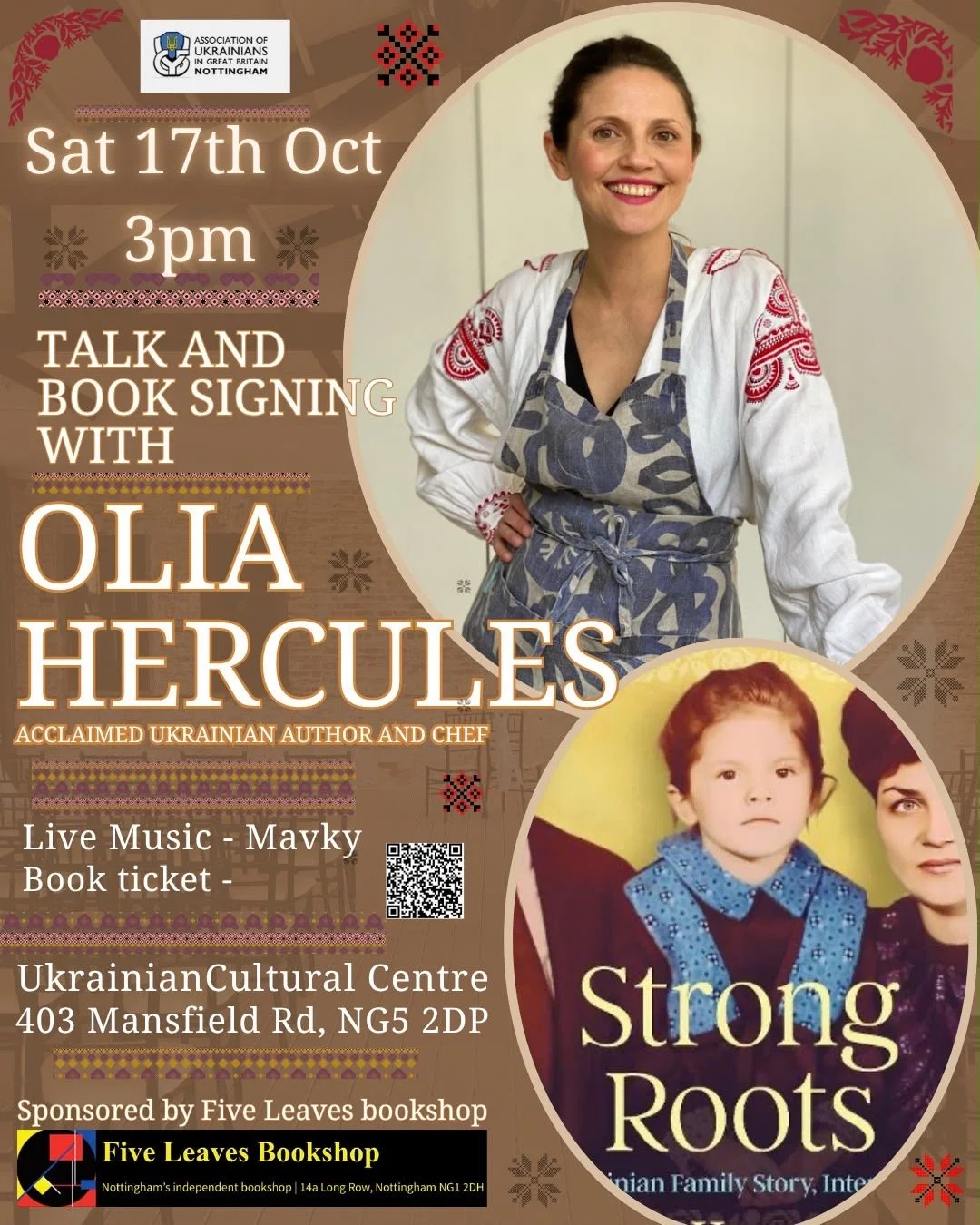 Nottingham Ukrainian Cultural Centre Talk and Book signing
