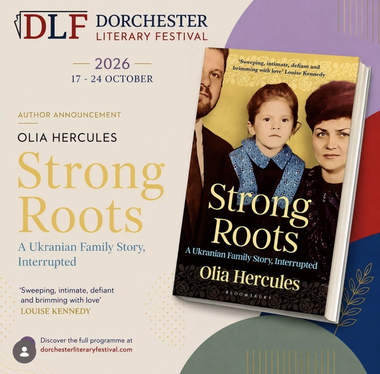 Dorchester Literary Festival Talk and Book signing 