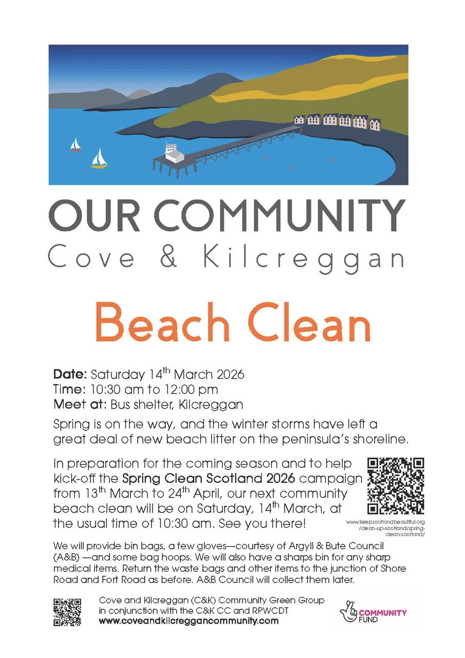 Beach Clean: Cove & Kilcreggan