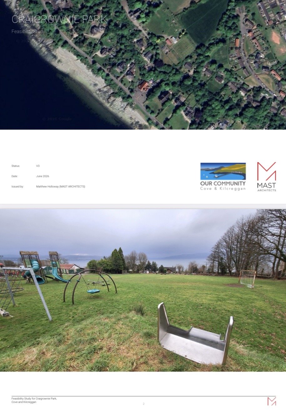 Craigrownie Park feasibility report by MAST Architects released
