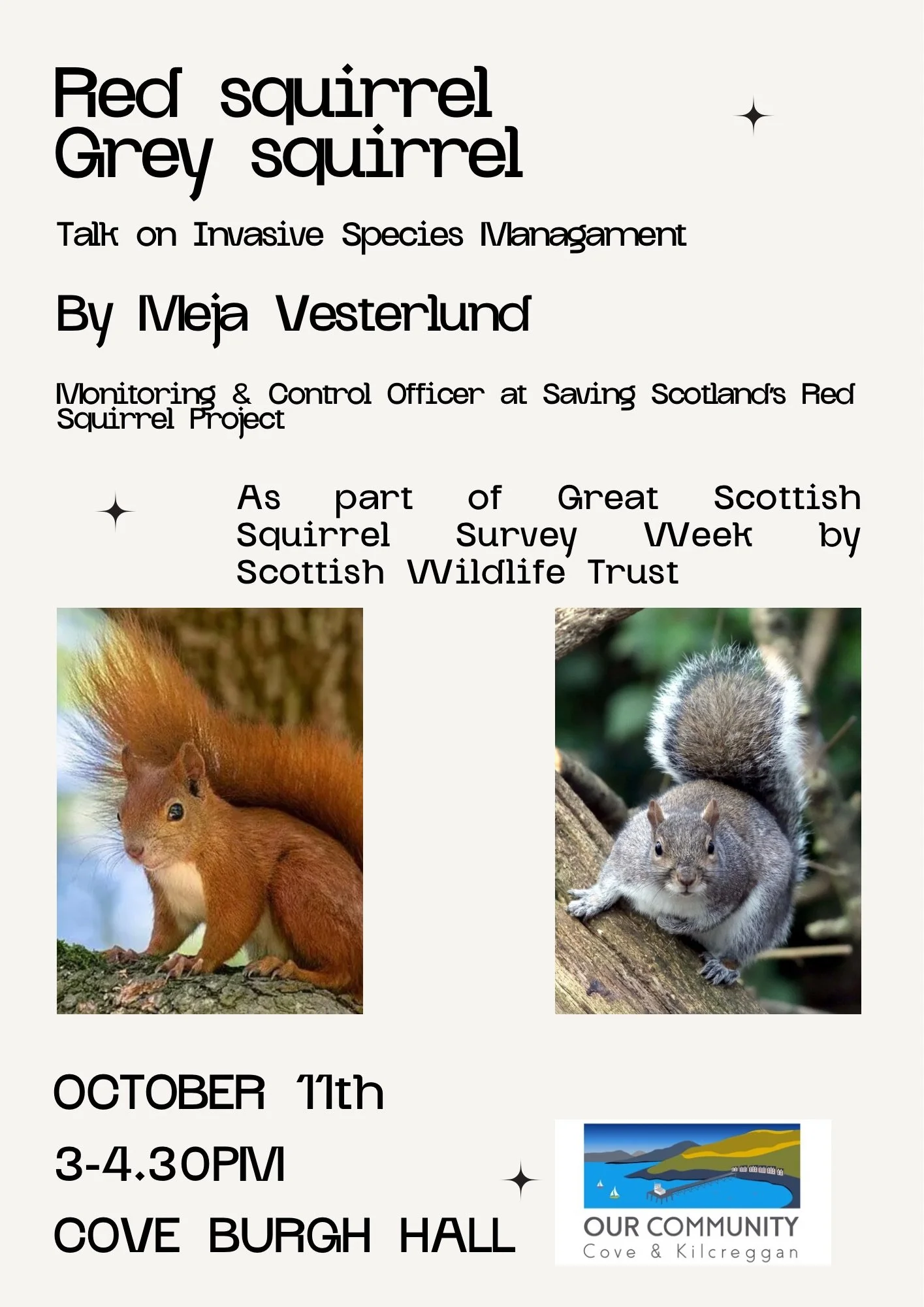 Red Squirrel/ Grey Squirrel: Invasive Species Management Talk