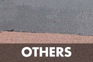 Multiple roof substrates suitable for liquid waterproofing including concrete, timber and metal