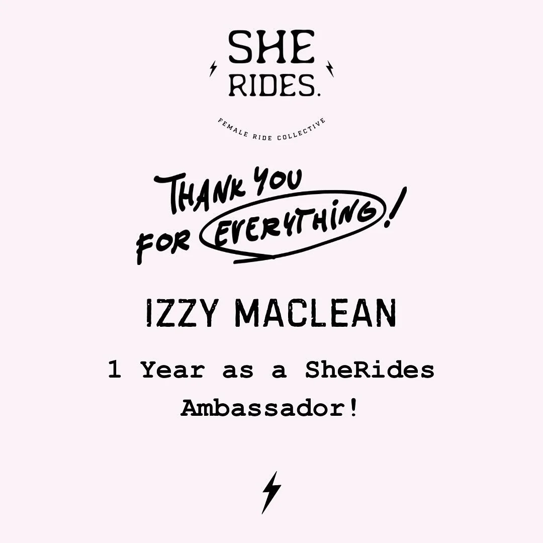 It&rsquo;s @izzymac.mtblife &lsquo;s 1 year anniversary as a SheRides ambassador! ❤️😎👏☺️

We can&rsquo;t believe it&rsquo;s been a year and we can&rsquo;t think of anyone better to be helping the women of Rogate build a sick women&rsquo;s MTB commu