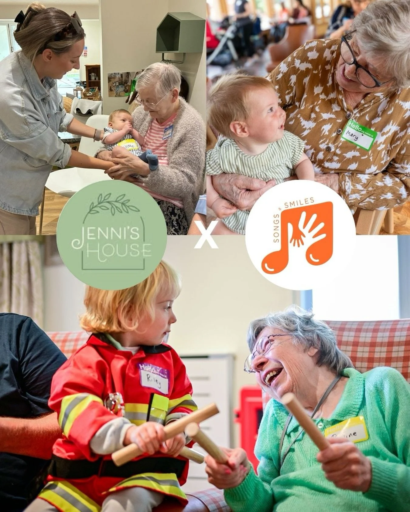 Songs &amp; Smiles is returning to @jennis_house this February Half term! 🌈🌷

Bring your little ones and yourselves along for a joy-filled house of singing, dancing and intergenerational connection, with residents from Haslingden Hall care home and