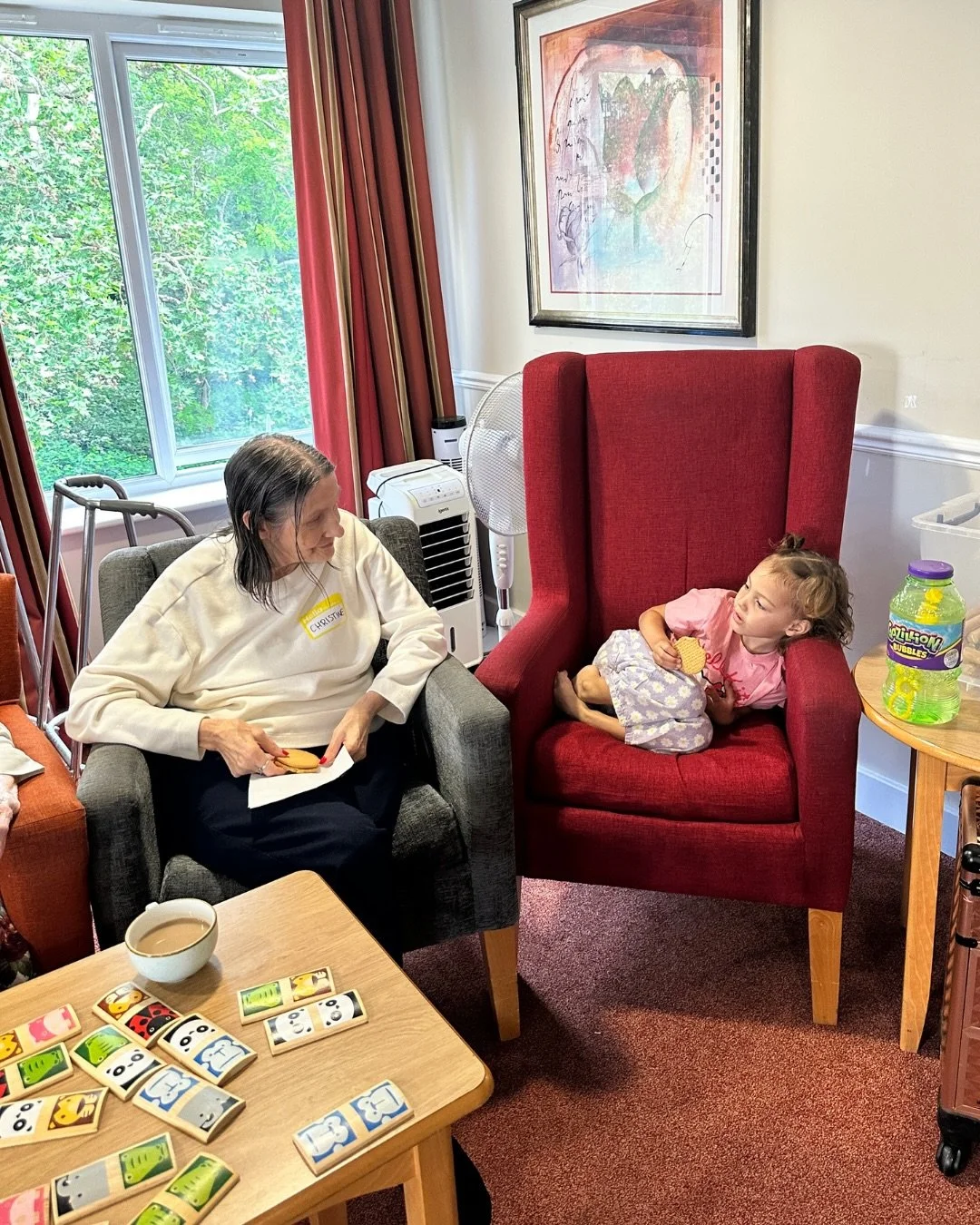 You&rsquo;re never too old for Duplo, and you&rsquo;re never too young for dominoes 🙌

Once the singing and dancing wraps up in the first half of our sessions, the &ldquo;meet and mingle&rdquo; time begins, and that&rsquo;s when the real cross-gener