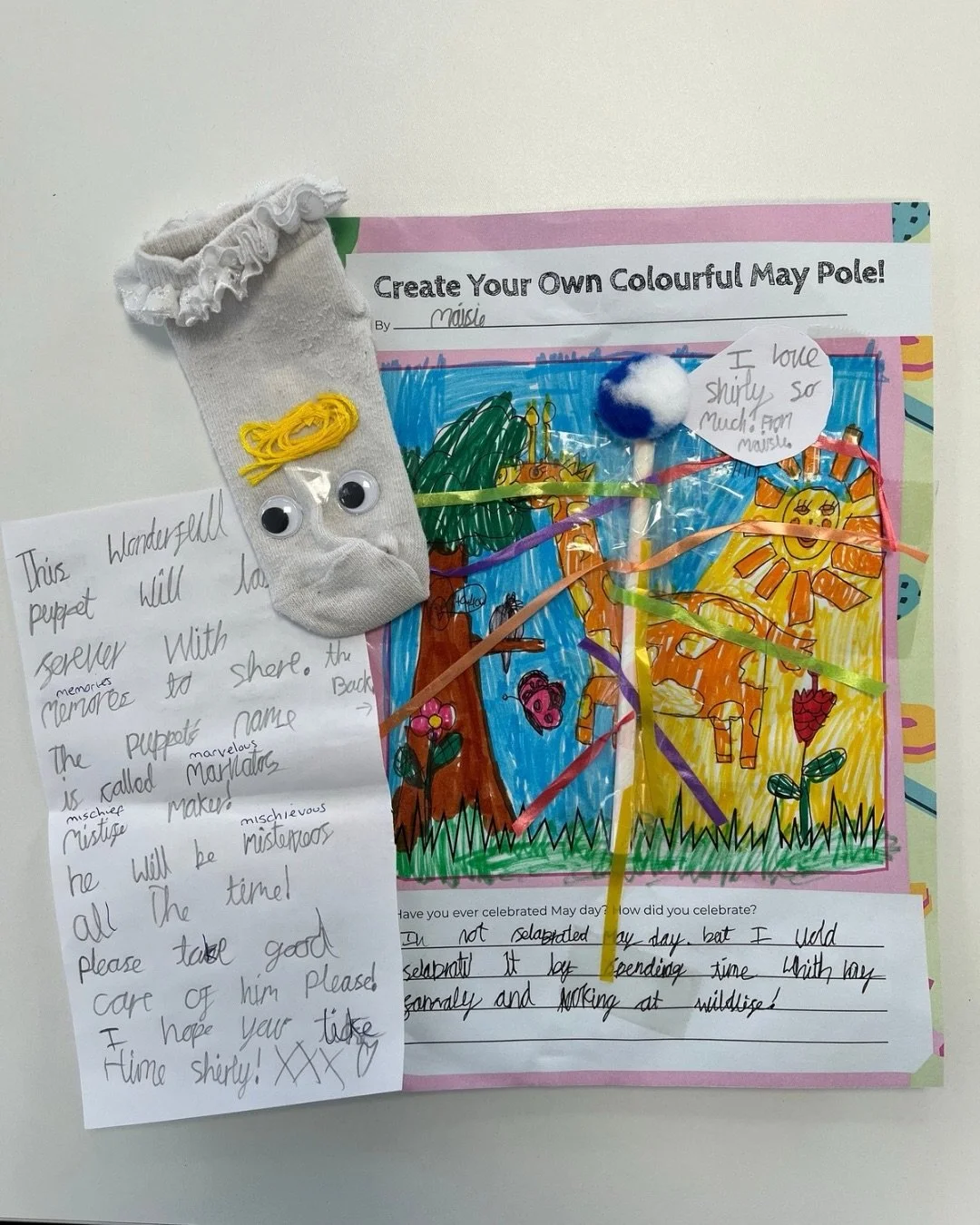 Look at these incredible sock puppets made by our younger crafters this month! 🎨🧦

From &ldquo;Marvellous Mischief Maker&rdquo; to heartfelt notes like &ldquo;I wish I could meet you Mary&rdquo; and &ldquo;I love Shirly so much&rdquo;, the children