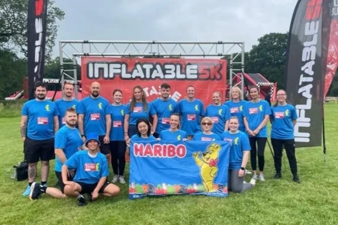 HARIBO team charity runners group photo