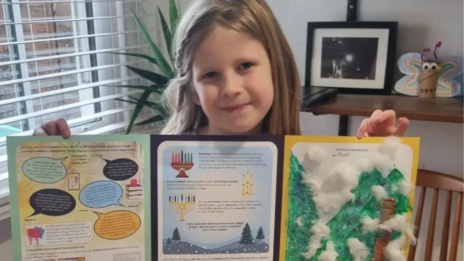 The Together Project Crafting Connections child sharing handmade artwork