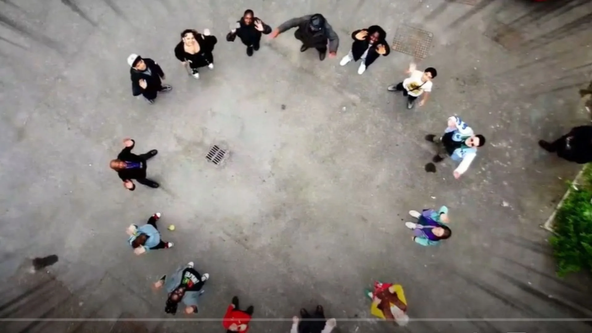 Young people taking part in The Together Project’s intergenerational podcasting project in Haringey