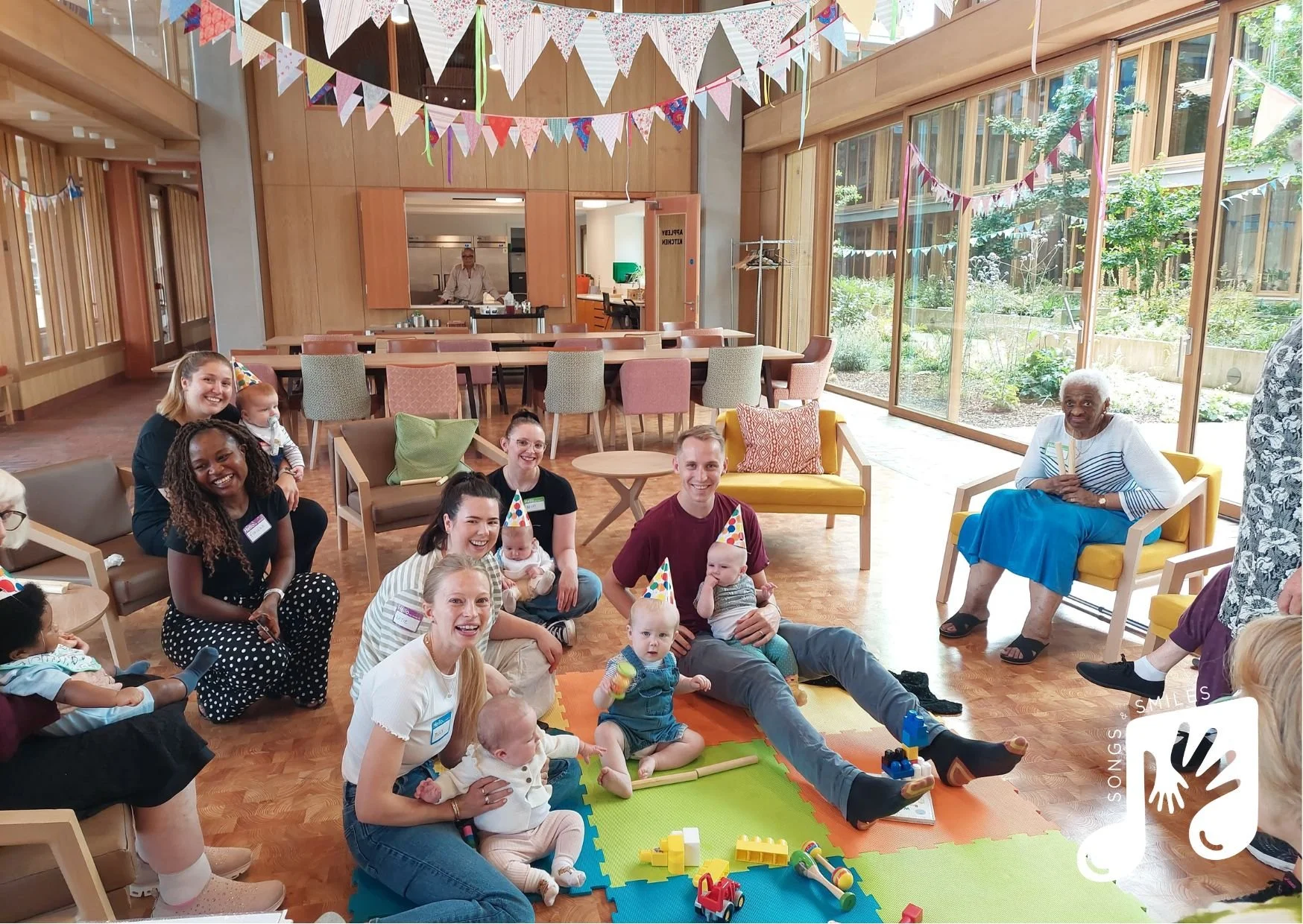 A joyful Songs & Smiles session bringing generations together at Appleby Blue Almshouse