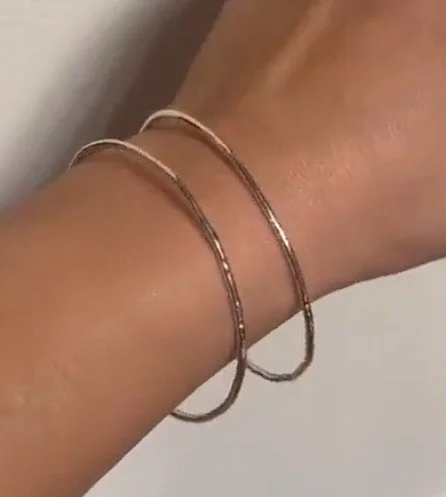 Silver bangle workshop