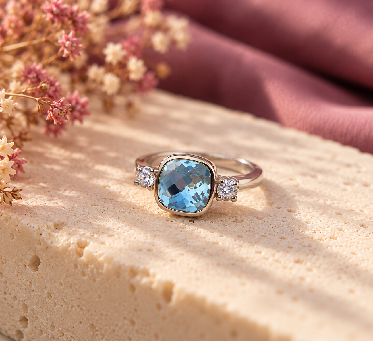 Aquamarine Ring on Textured Stone.png