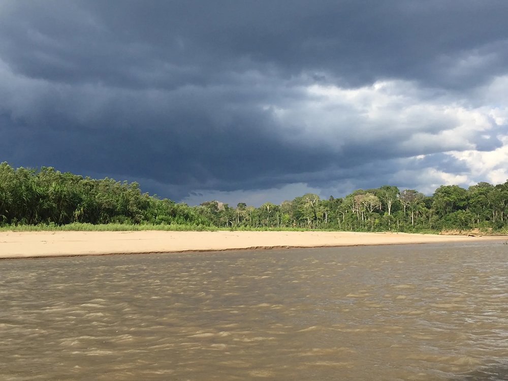  Stranded on a sandbar, Amazon, Photo LKM 