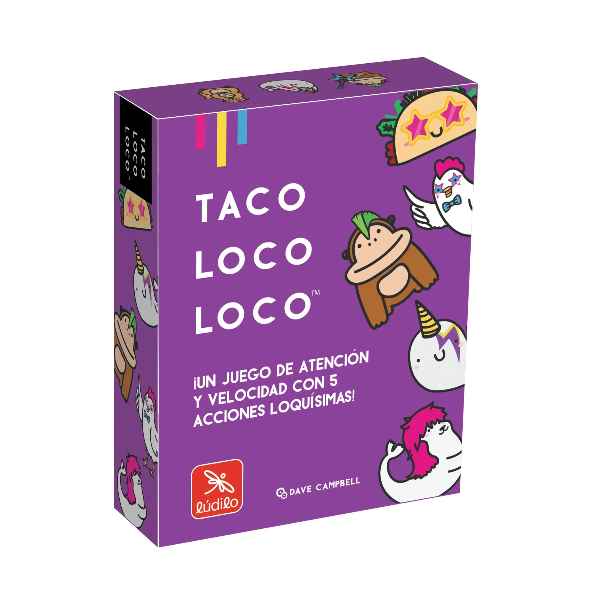 Taco loco loco - Juego de cartas de velocidad