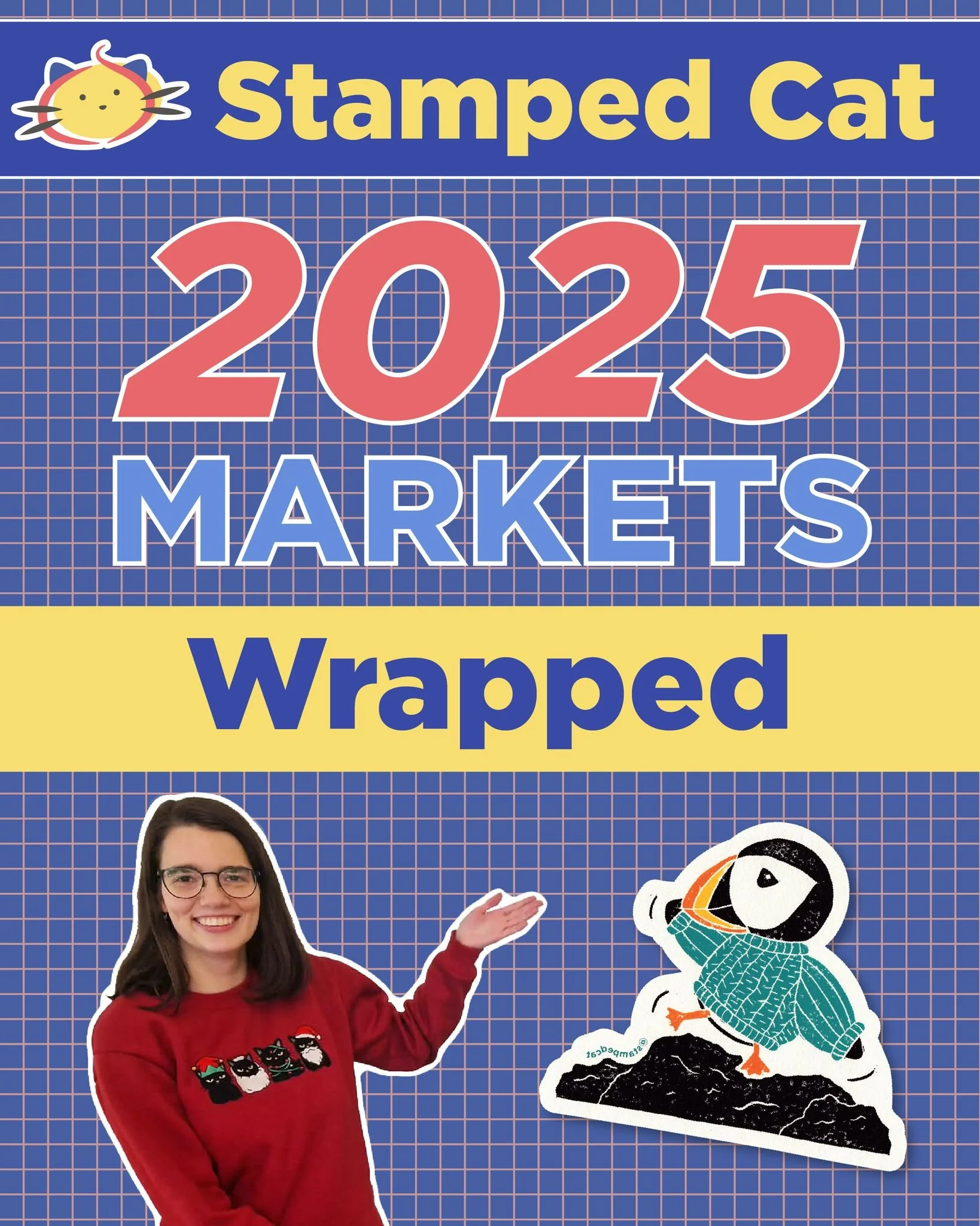 As the year comes to an end, I though it would be fun to look back to the last 12 months, and gather some numbers! 😸 I've met so many people this year, made a few new artsy friends and caught up with old ones! 😻 I'm very thankful that I've been abl