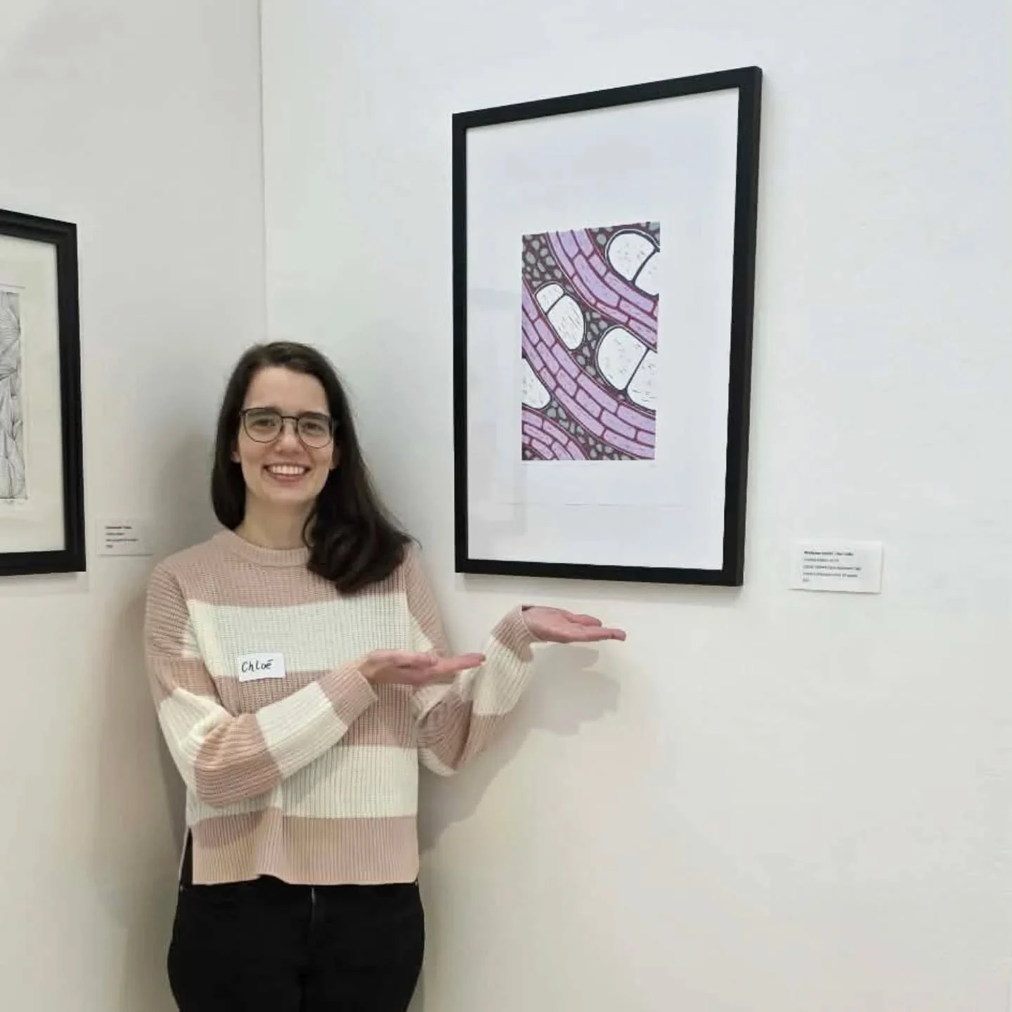 Last night was opening night! 😻 I got to pose next to my work, and talk to people 🙀
It's been great to see so many people join all the artists to officially open the exhibition at @ootbdrillhall , there was even live music! 😸
Thank you to everyone