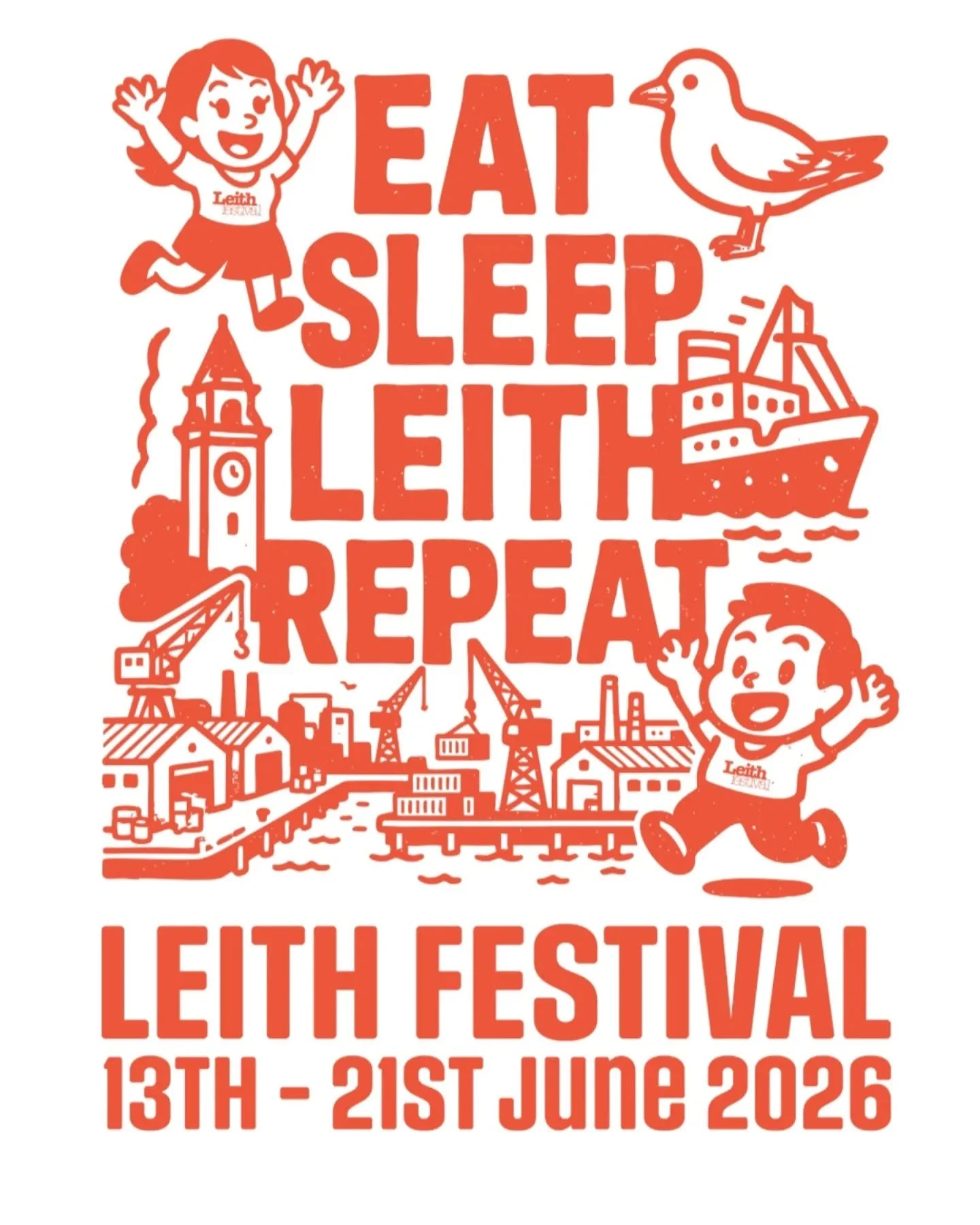 I'm excited to announce that I will be back at @leithfestival on Saturday 13th! 😻

We'll be setting up in the Leith Links, from 10am to 4pm, so bring your rain jackets and come say hi! 🙀
