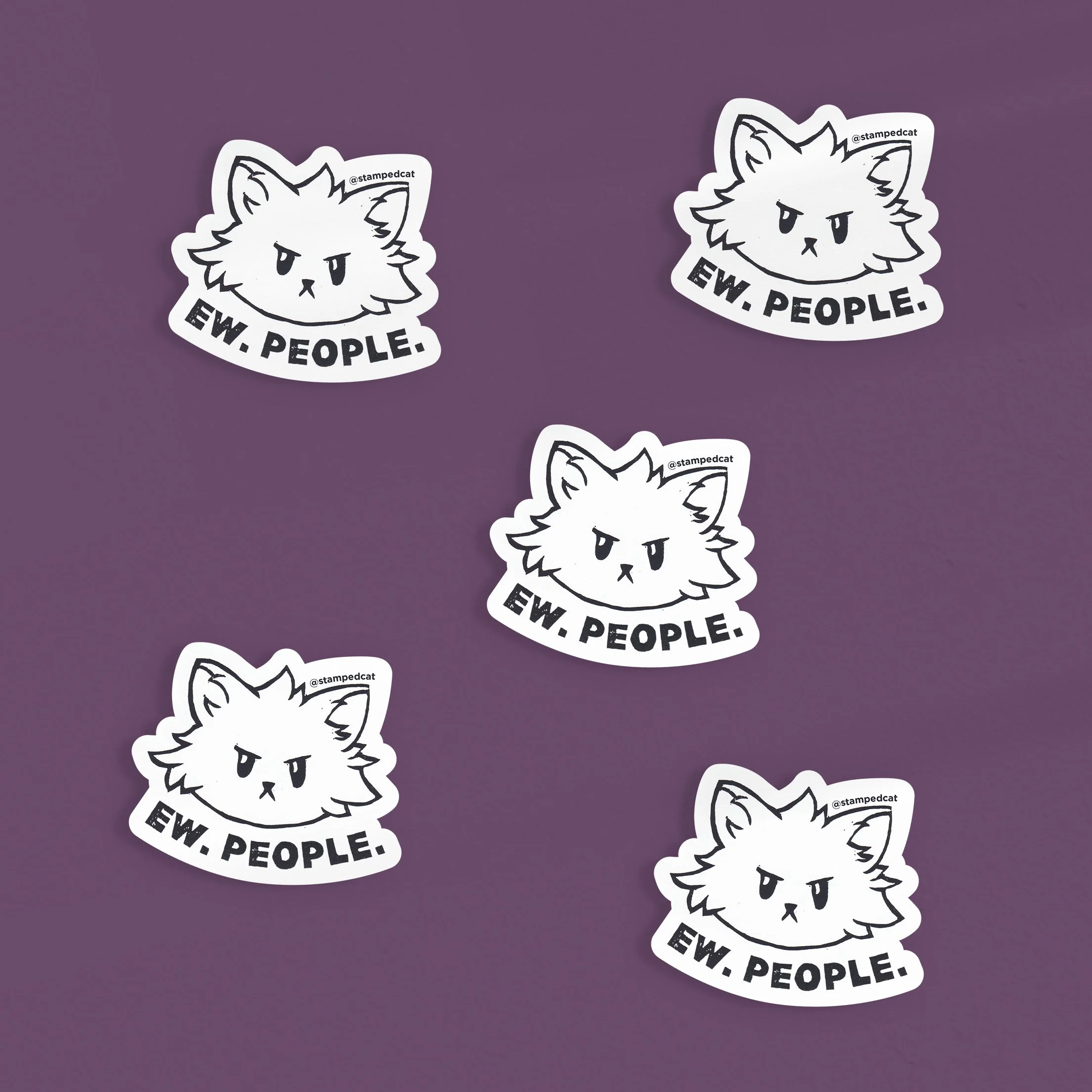 Ew. People. - Waterproof Sticker