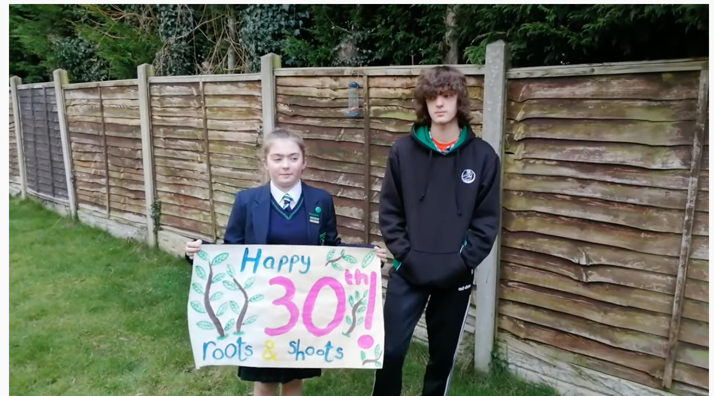 A significant milestone in our history - the 30th Anniversary of Roots & Shoots!