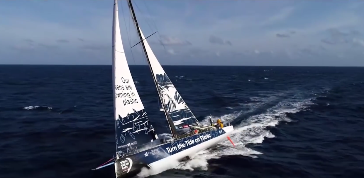 The racing ship charting ocean microplastic