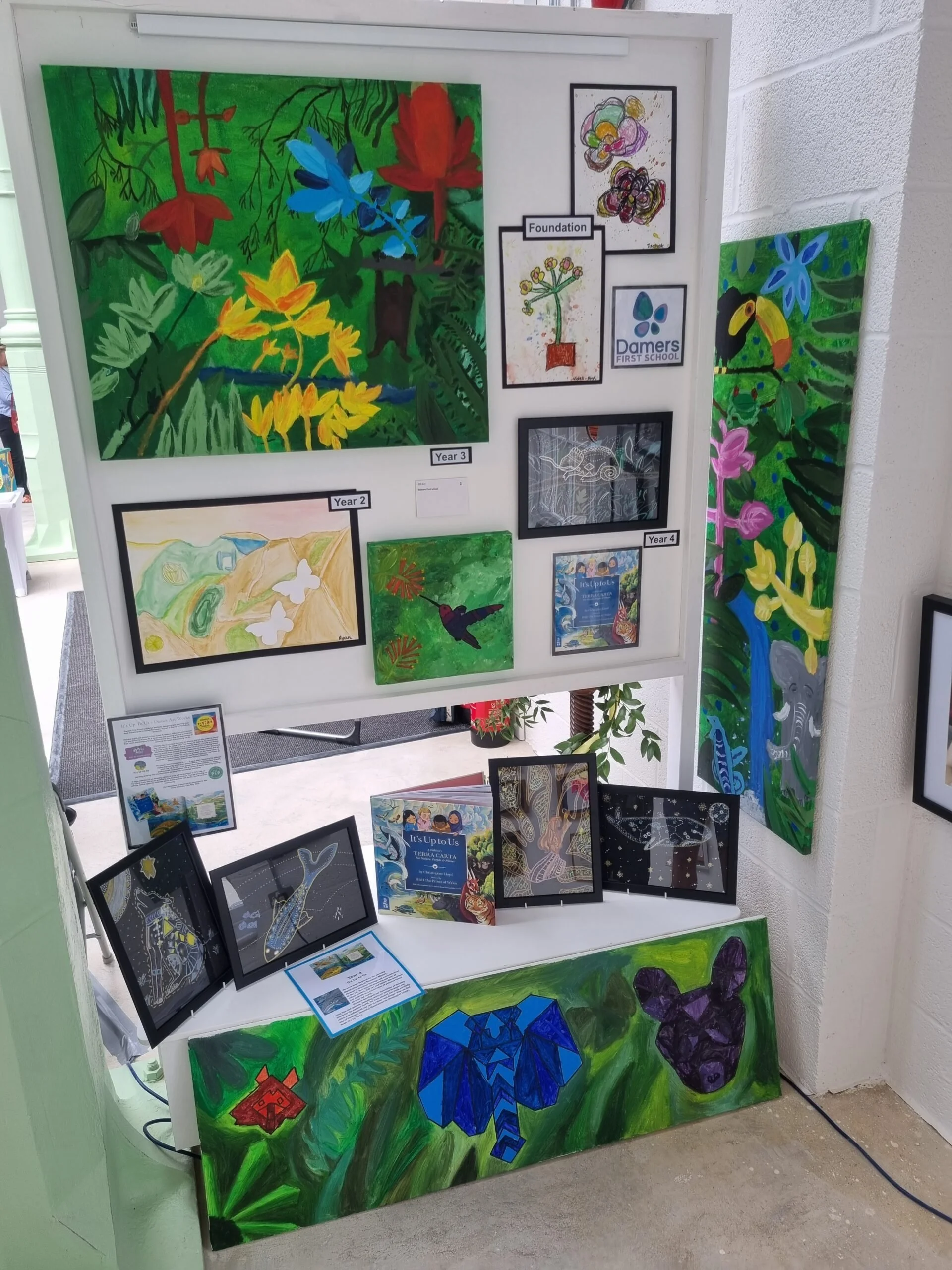 Damers First School, Dorset Arts Week - It's Up To Us Exhibition