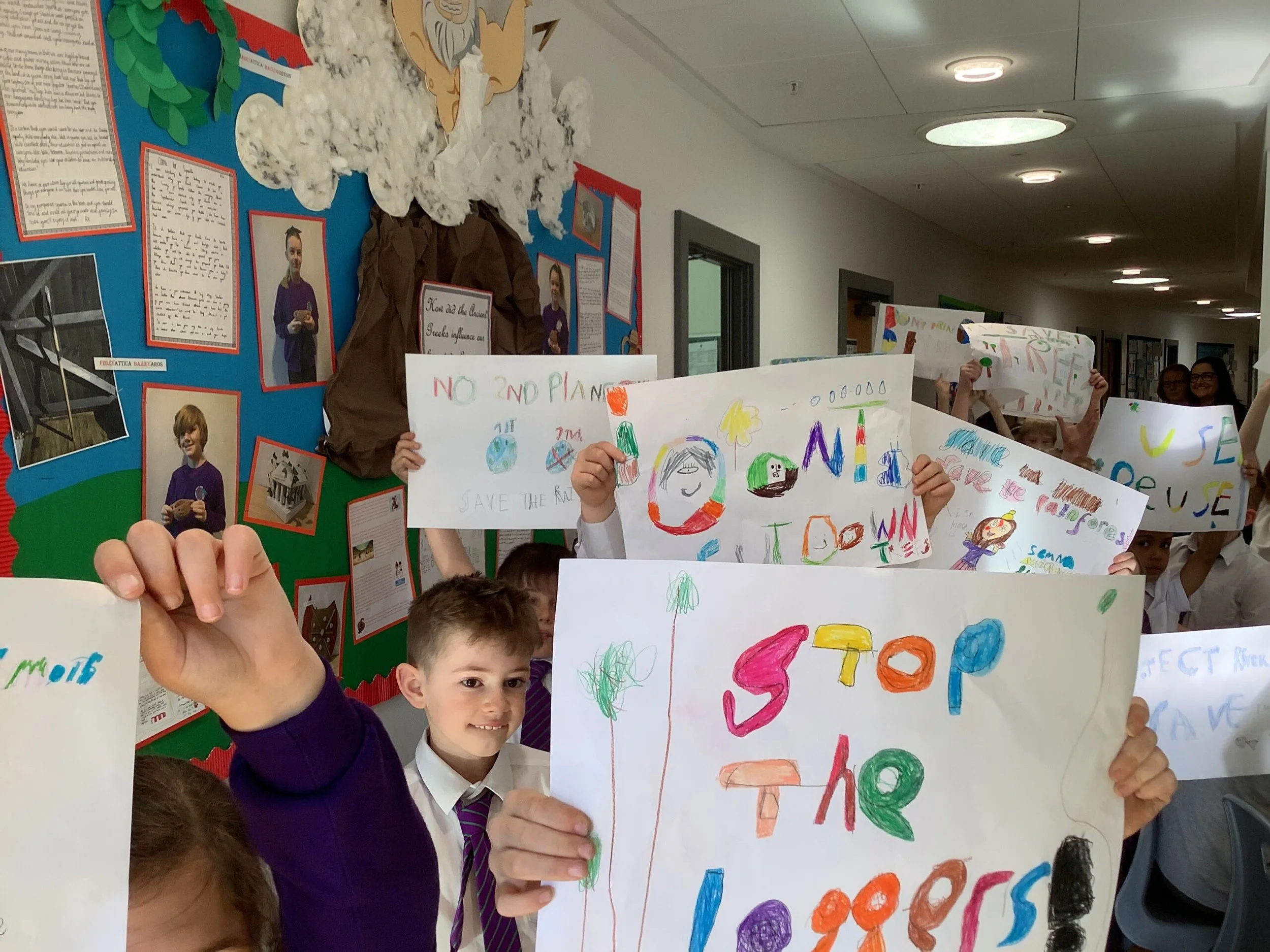 Goat Lees Primary - Year 3 Carry Out a Protest March