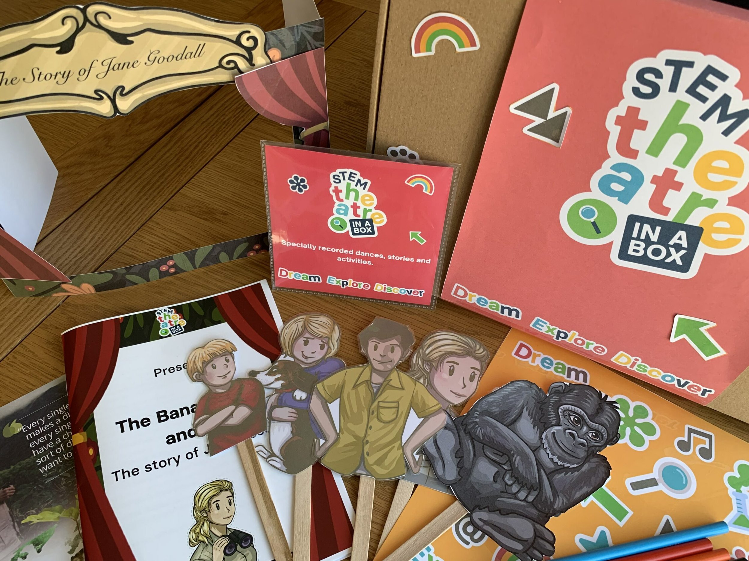Our creative partner STEM Theatre in a Box brings life through the Arts