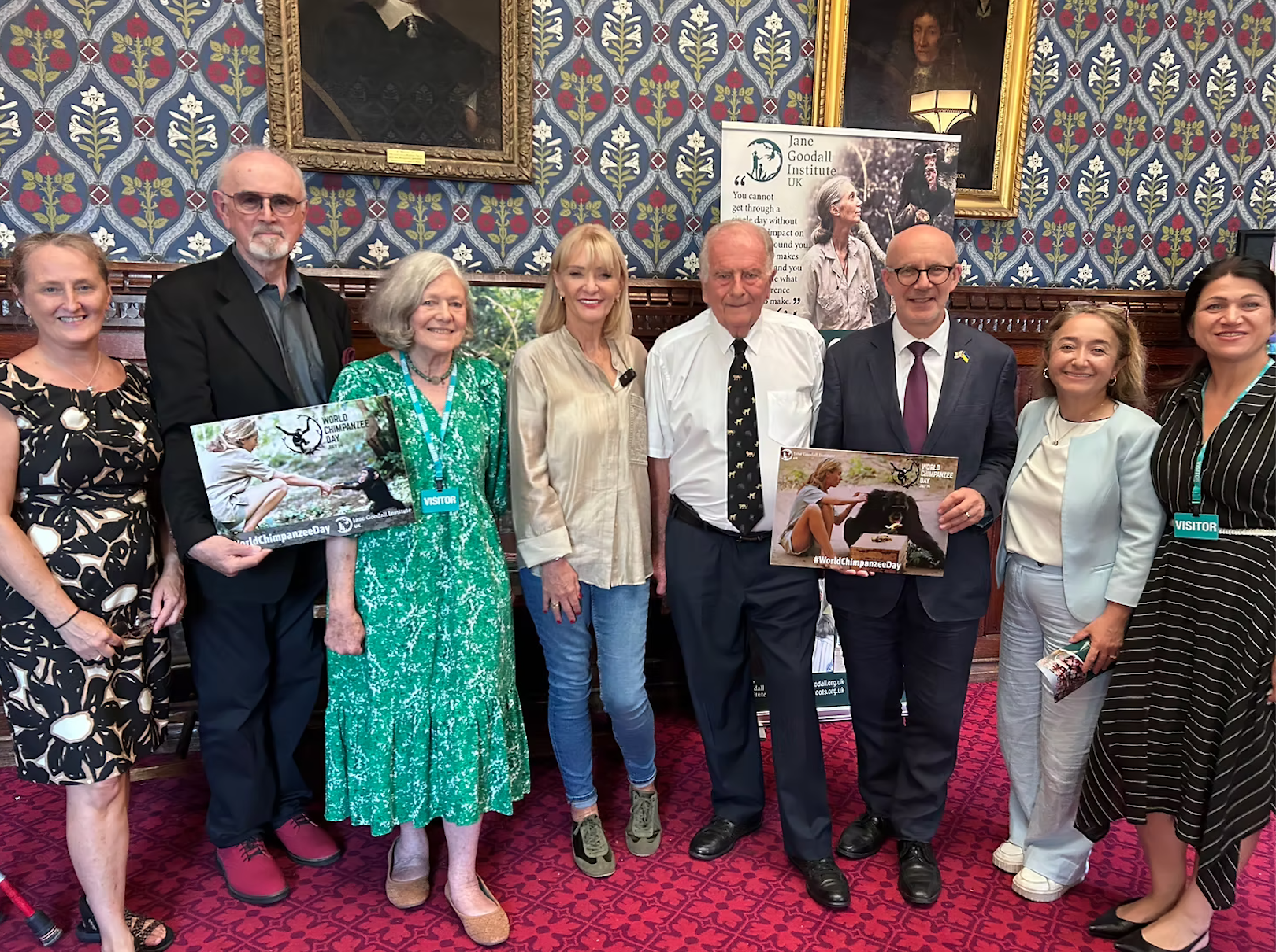 MPs celebrate World Chimpanzee Day with tribute to Jane Goodall's enduring legacy
