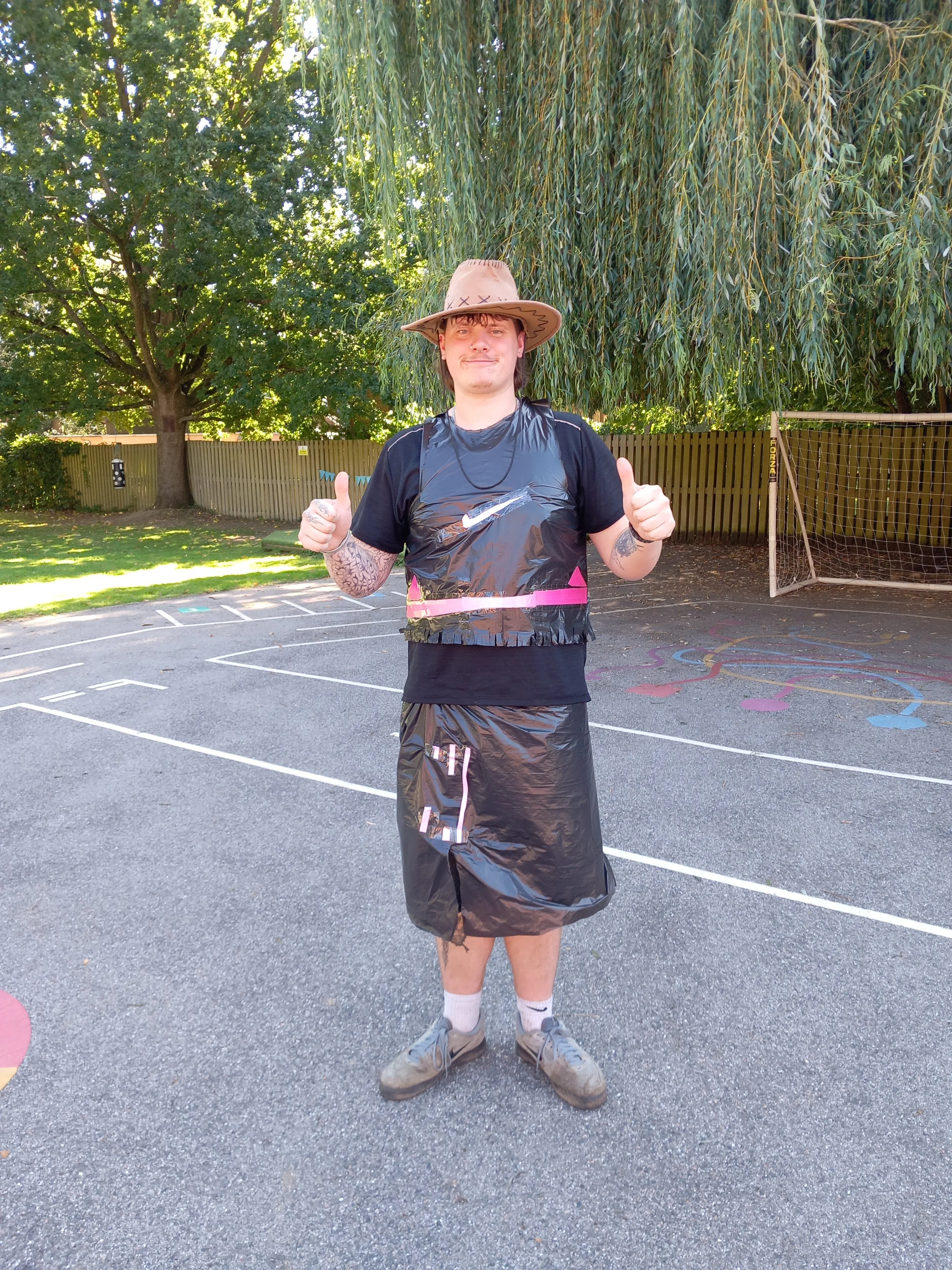 Our eco-fashion show!