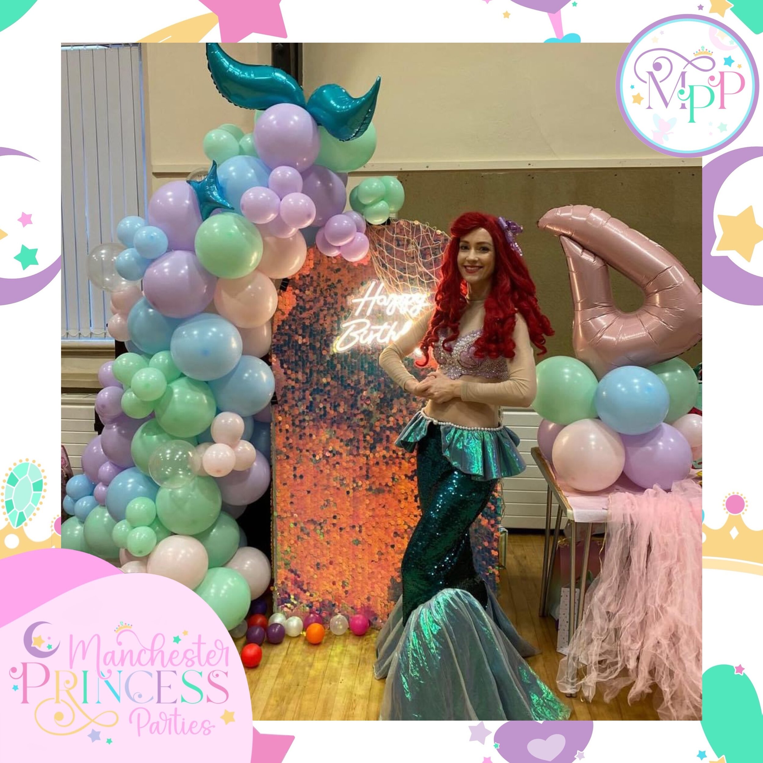 Our lovely Performer Ashleigh, spending time with the Mermaid Princess 🧜&zwj;♀️❤️
.
#partyprincess #partyprincessuk #entertainer #entertainmentmanchester #manchester #greatermanchester #manchestermums #manchesterparties #manchesterentertainment #dis