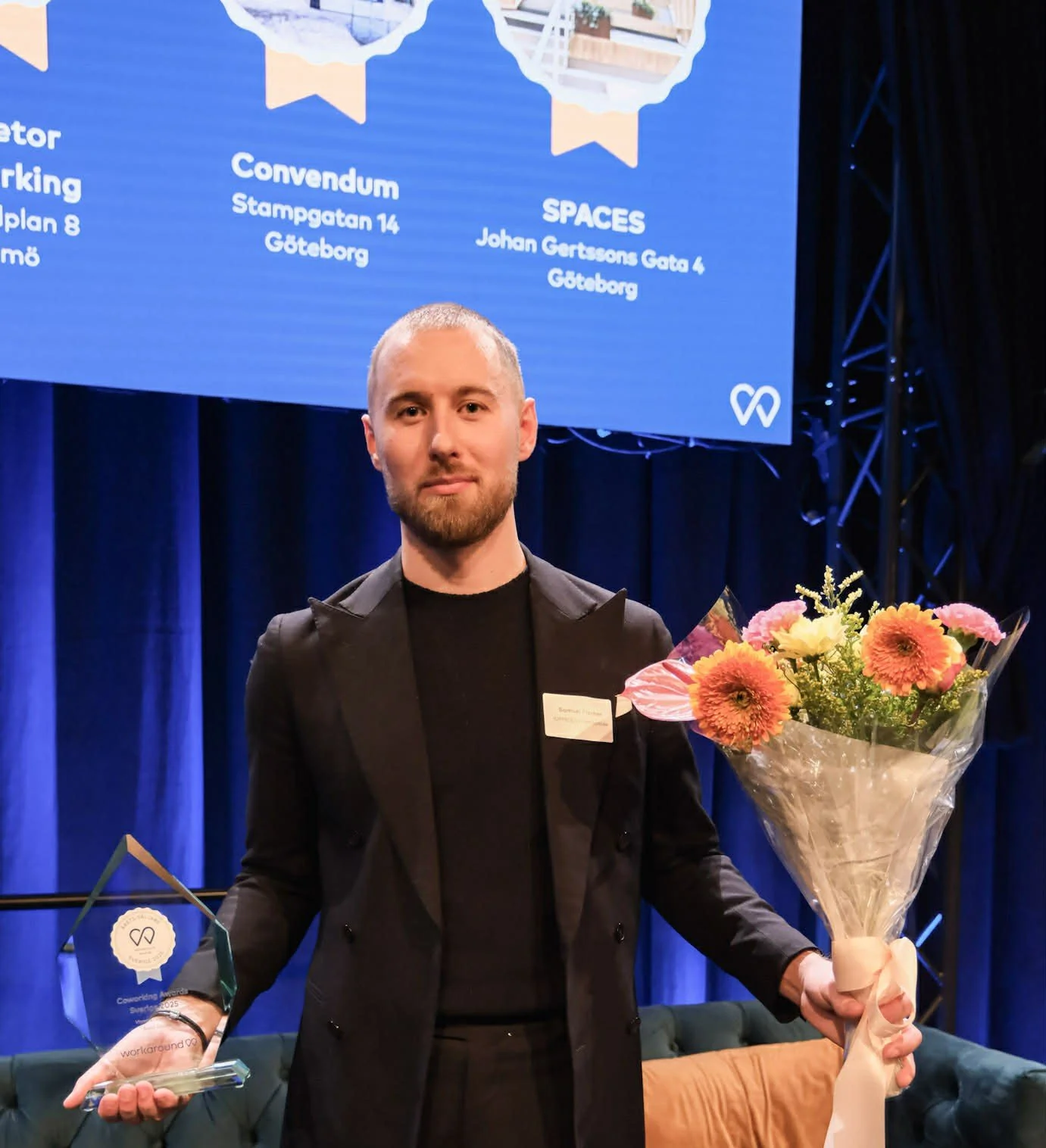 Samuel Fischer från Ioffice/United Spaces utsedd till Årets säljare 2025 i Coworking Awards