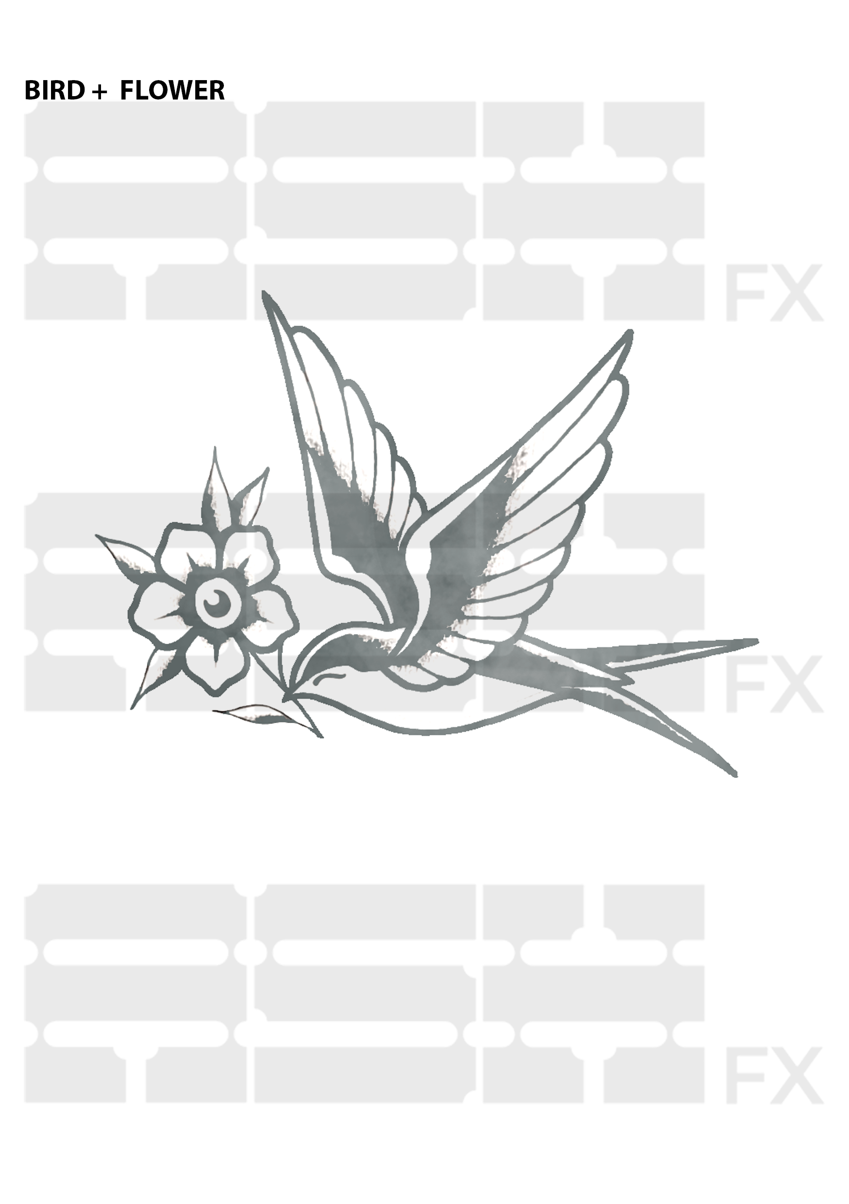 BIRD + FLOWER