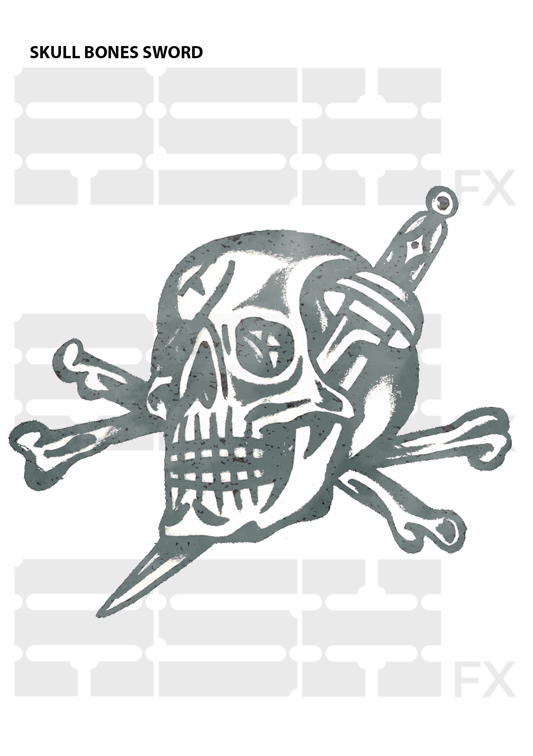 SKULL BONES SWORD