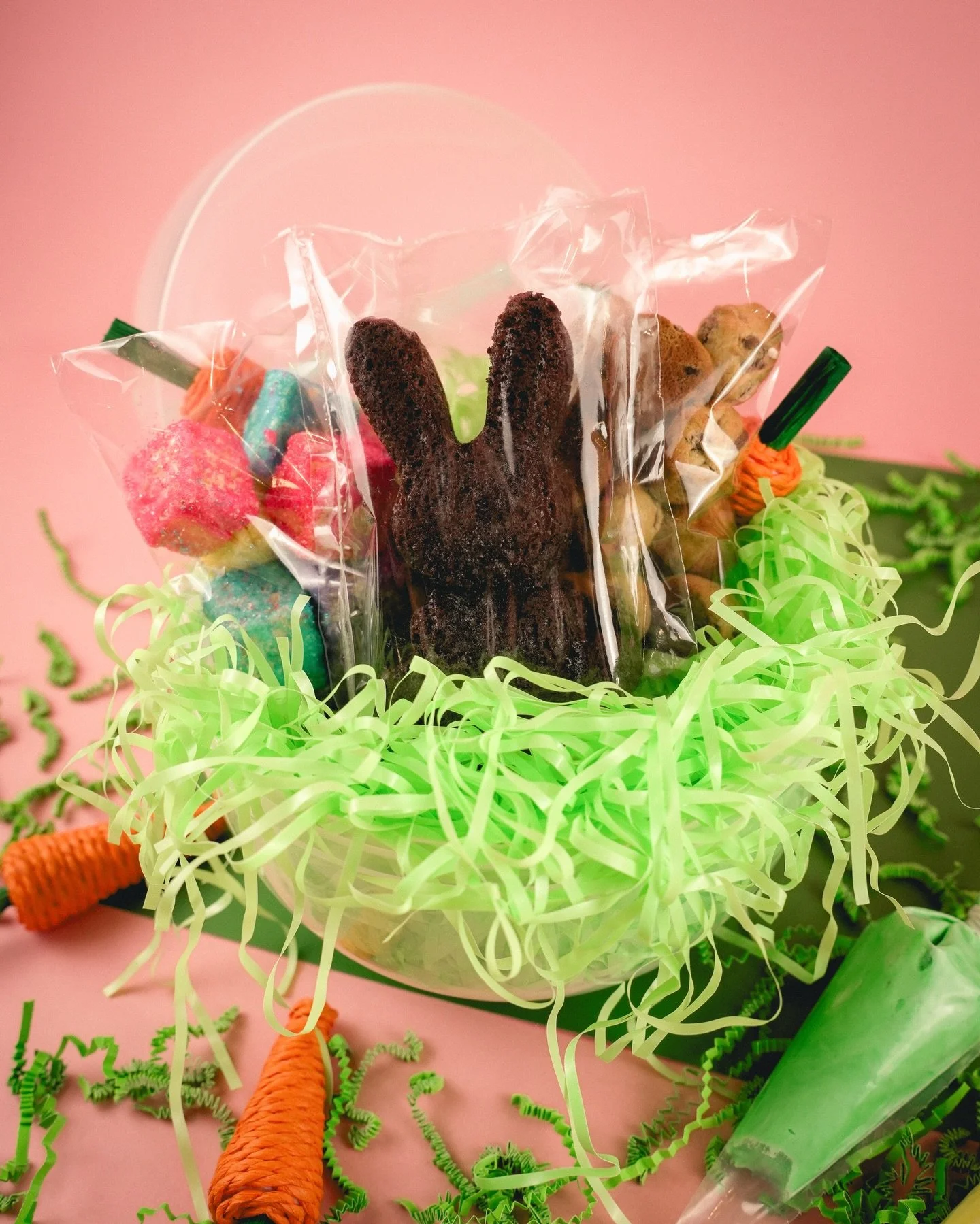 Parents: consider this your Easter win 🐣

A giant egg filled with mini cookies, peep-style mini crispy treats, and a brownie bunny kids get to decorate themselves.

The Easter basket upgrade ✨

Only $25. Yes, that&rsquo;s right. Only $25.

Pre-order