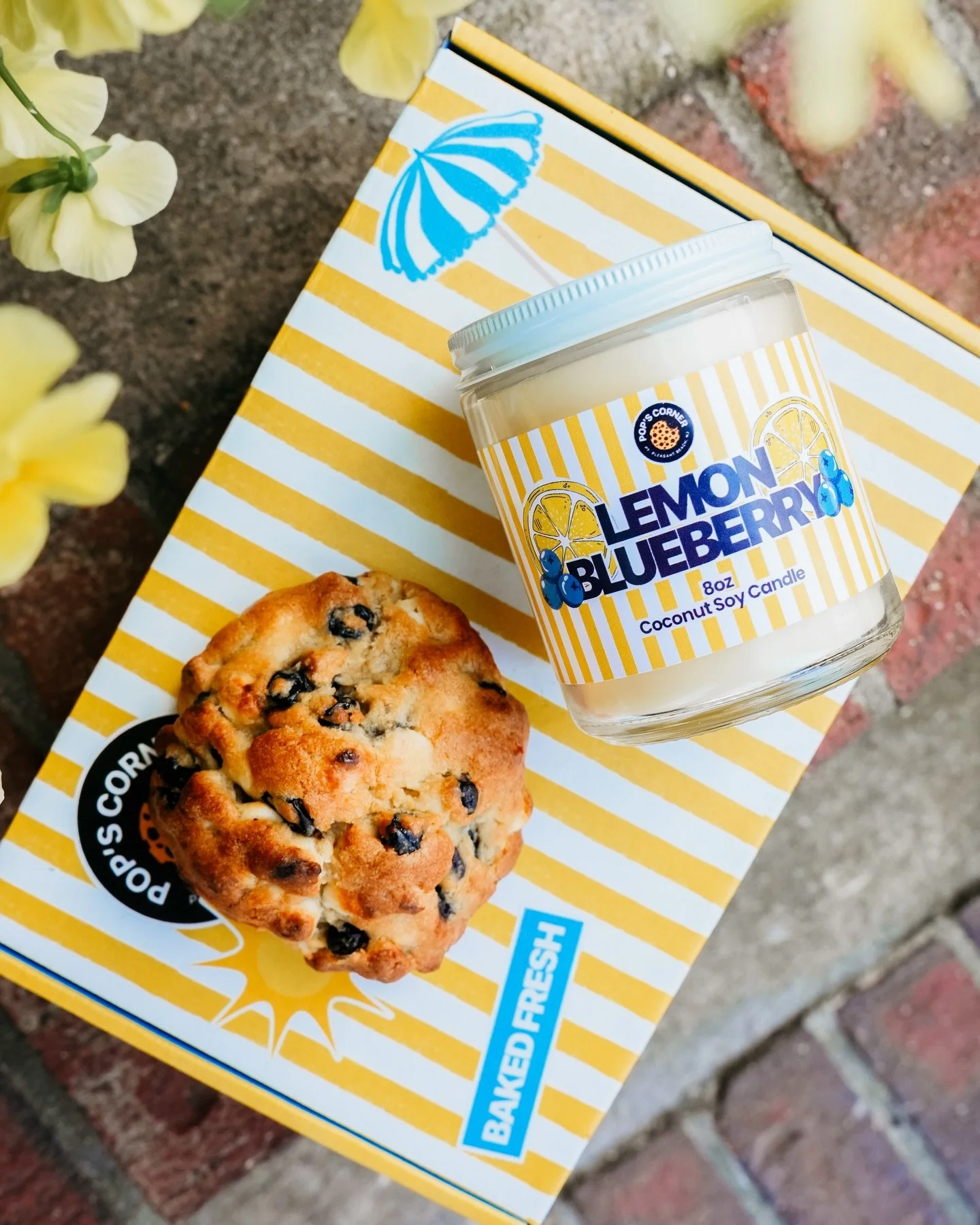Our Mother&rsquo;s Day box is here, and we went all out 💛

Inside: a lemon blueberry candle to set the vibe (thanks to @hobokencandle), plus some Mom approved treats - chocolate chip cookie, confetti cookie, a special lemon blueberry cookie made jus