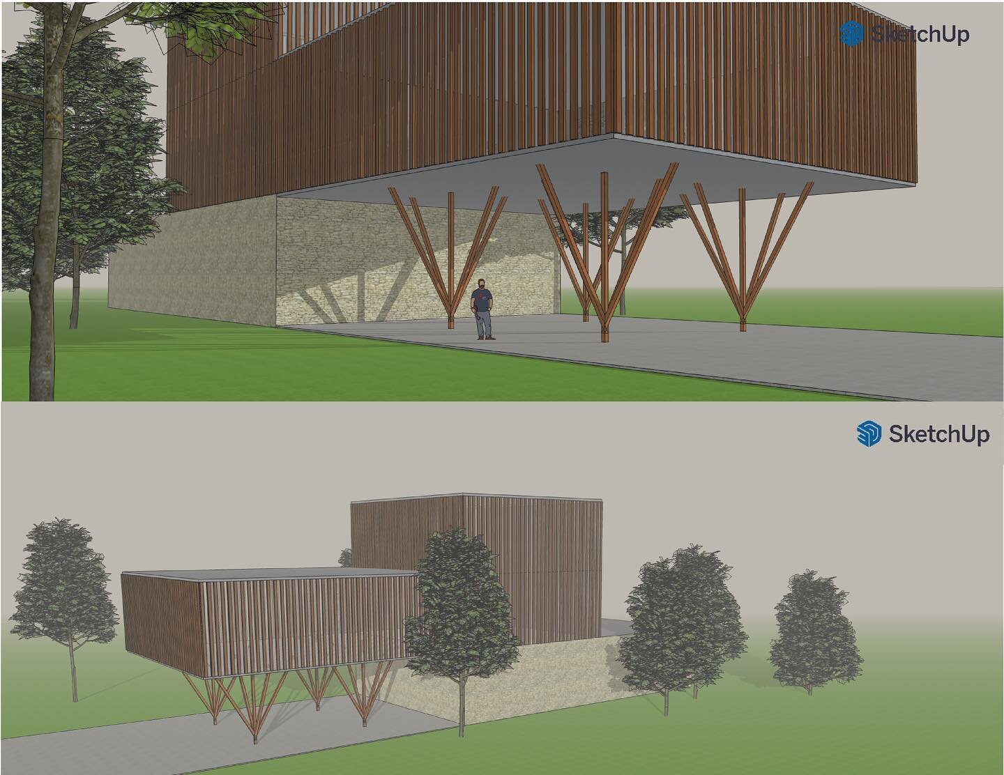 Development stages of a small/mid sized office building design. Using inspiration from nature to influence the built environment. Started in 2023