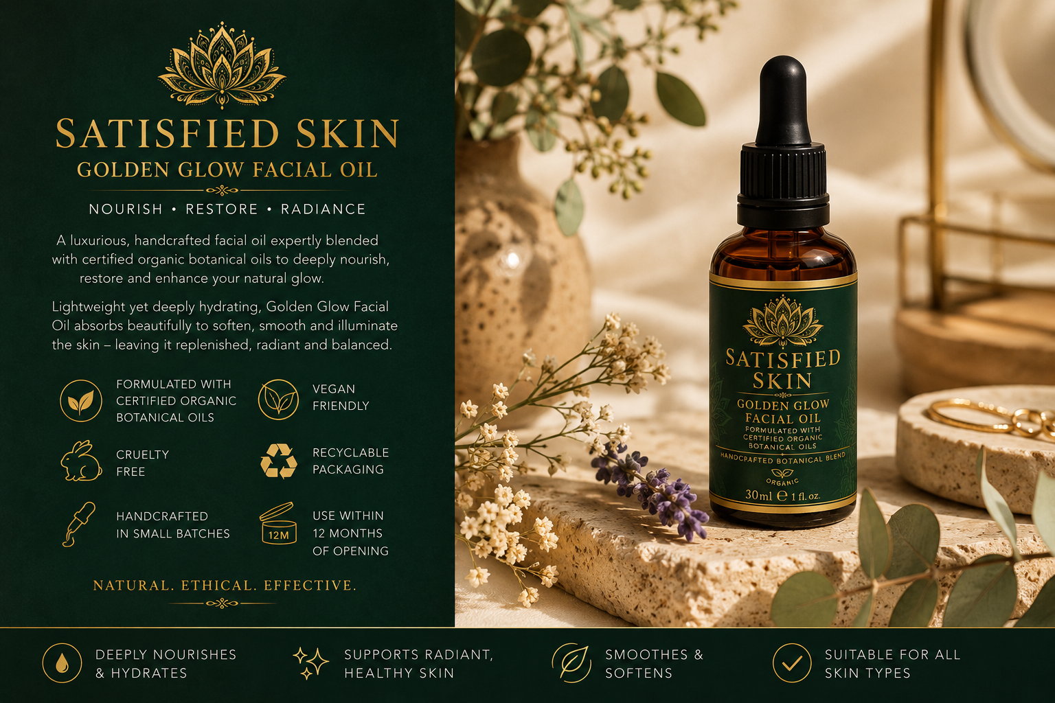 Golden Glow Facial Oil