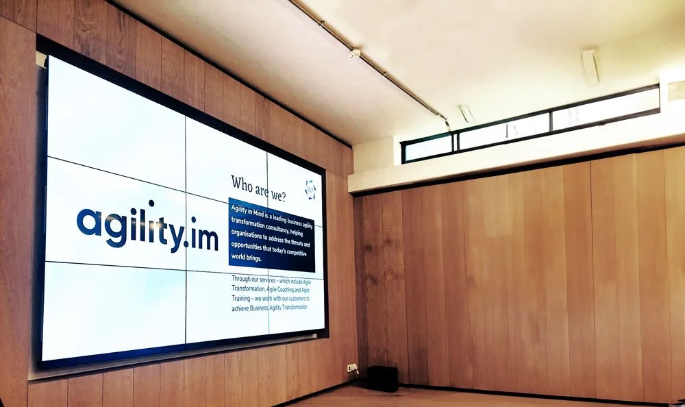 Agility in Mind presentation board