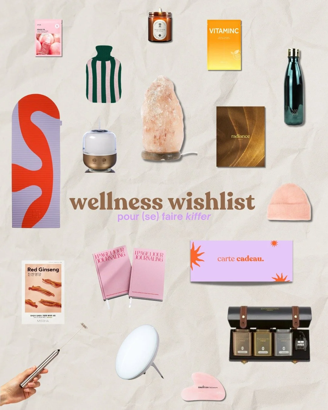 It's tiiiiime 🎄✨

Est-ce qu'on ne profiterait pas de cette p&eacute;riode pour offrir ou se faire offrir des cadeaux qui nous font r&eacute;ellement du bien ? 

Voici nos inspi wellness pour vos cadeaux de fin d'ann&eacute;e 🎁

Alors, il y a des ch