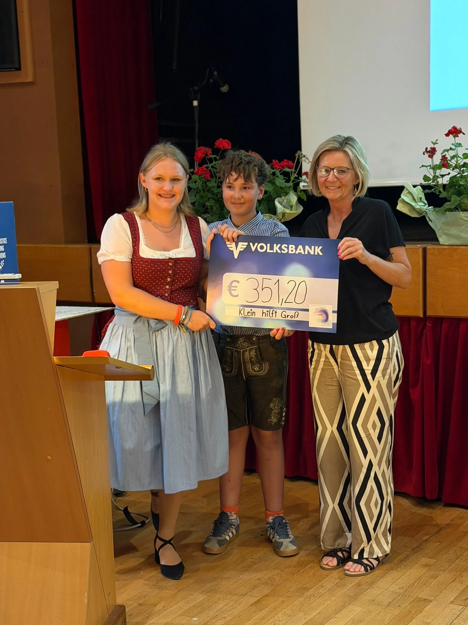 Spende der Welterbe Mittelschule Bad Goisern