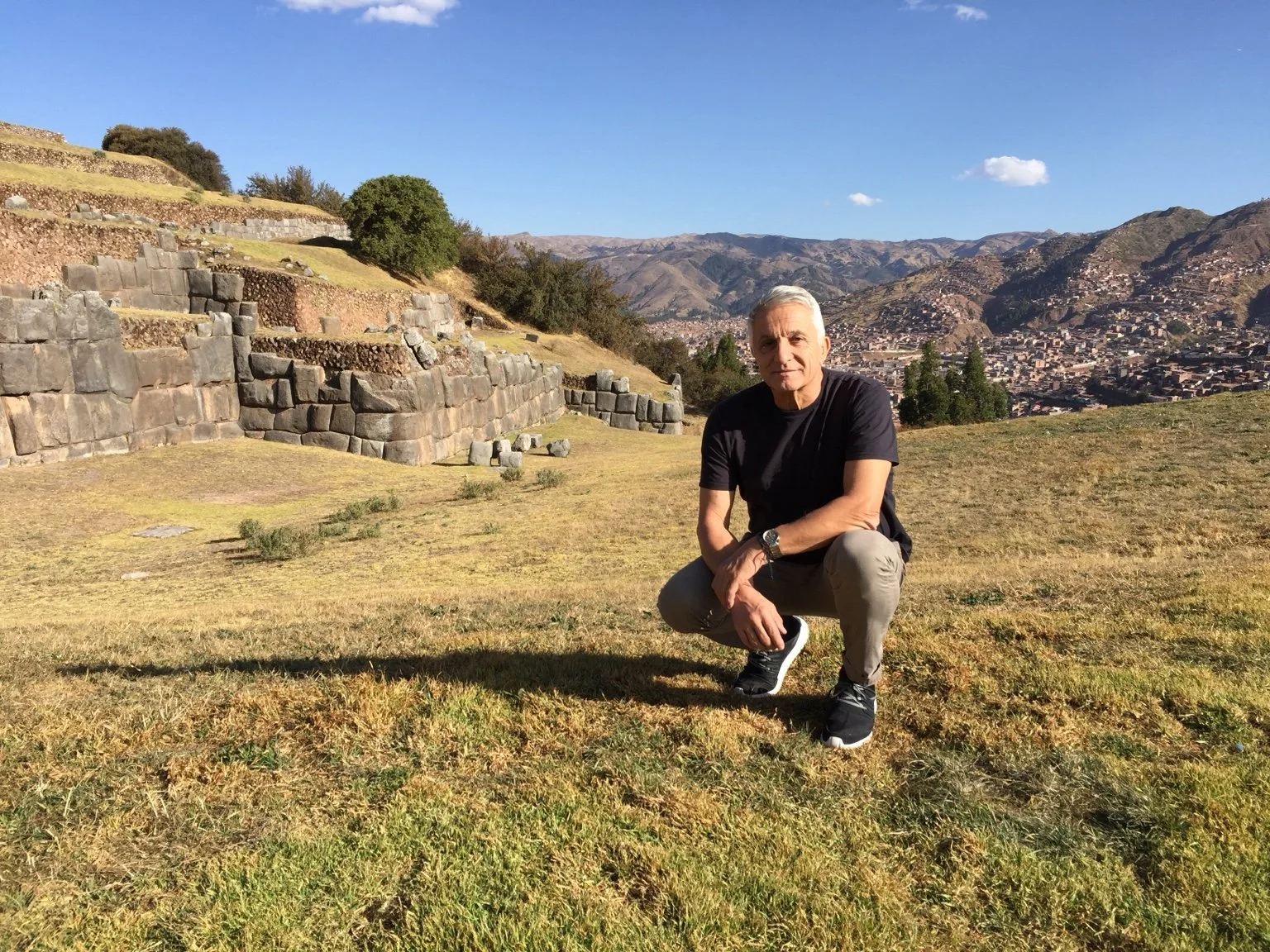Bernard Aimé à Cusco, au Pérou
