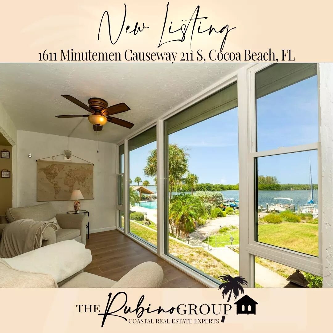 NEW LISTING!

1611 Minutemen Causeway 211 S, Cocoa Beach, FL

2 Bedroom | 2 Bath | 1,252 sq ft

Experience waterfront living in this beautiful 2-bed, 2-bath condo nestled along the serene Banana River. Enjoy the convenience of being steps away from C
