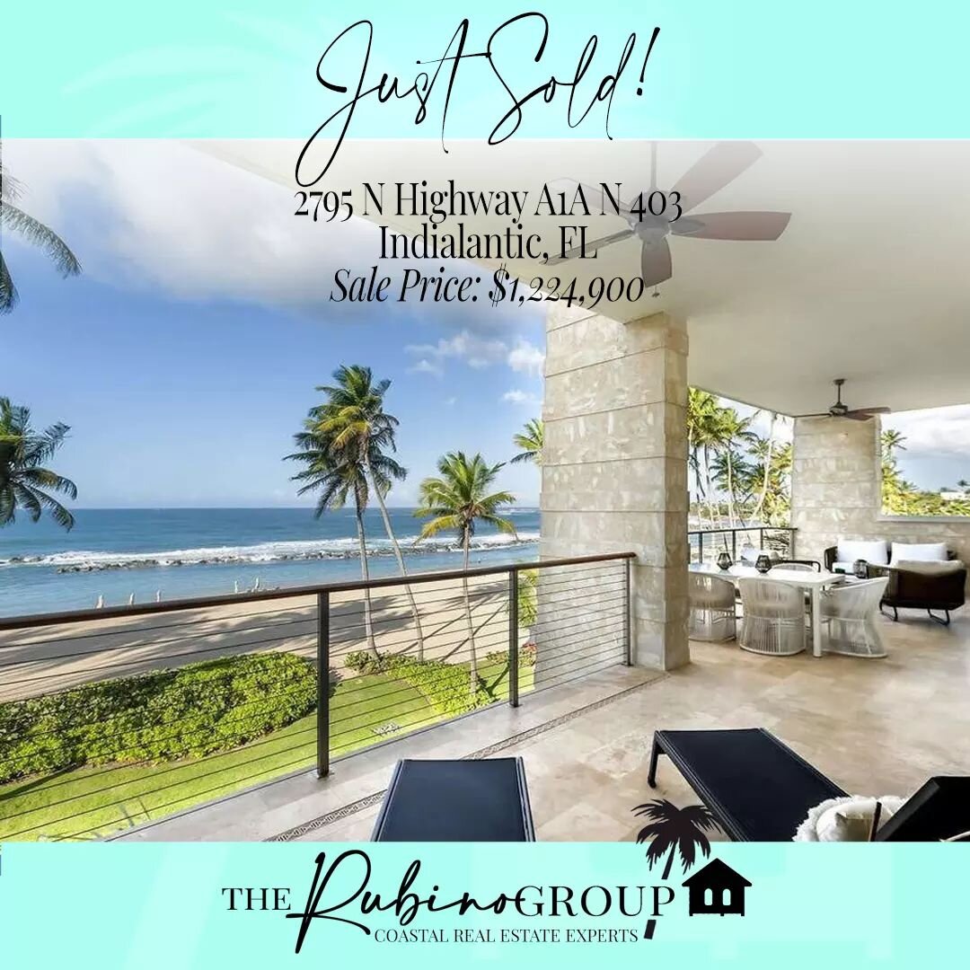 JUST SOLD!

2795 N Highway A1A 403, Indialantic, FL

3 bedroom | 4 bath | 3,263 sq ft

So proud to represent the sellers of this gorgeous beachfront  condo in Indialantic.

Sale Price $1,224,900

#TheRubinoGroupFL #EllenRubino #coastalrealesate #rema