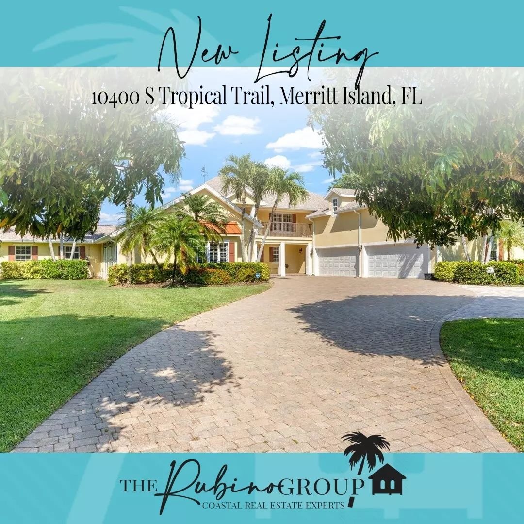 NEW LISTING!

10400 S Tropical Trail, Merritt Island, FL

6 Bedrooms | 5 Bath | 2 Half Bath | 5,545 sq ft 

Welcome to your luxurious oasis nestled within the lush landscapes of South Tropical. This custom-built gated estate boasts an unparalleled po