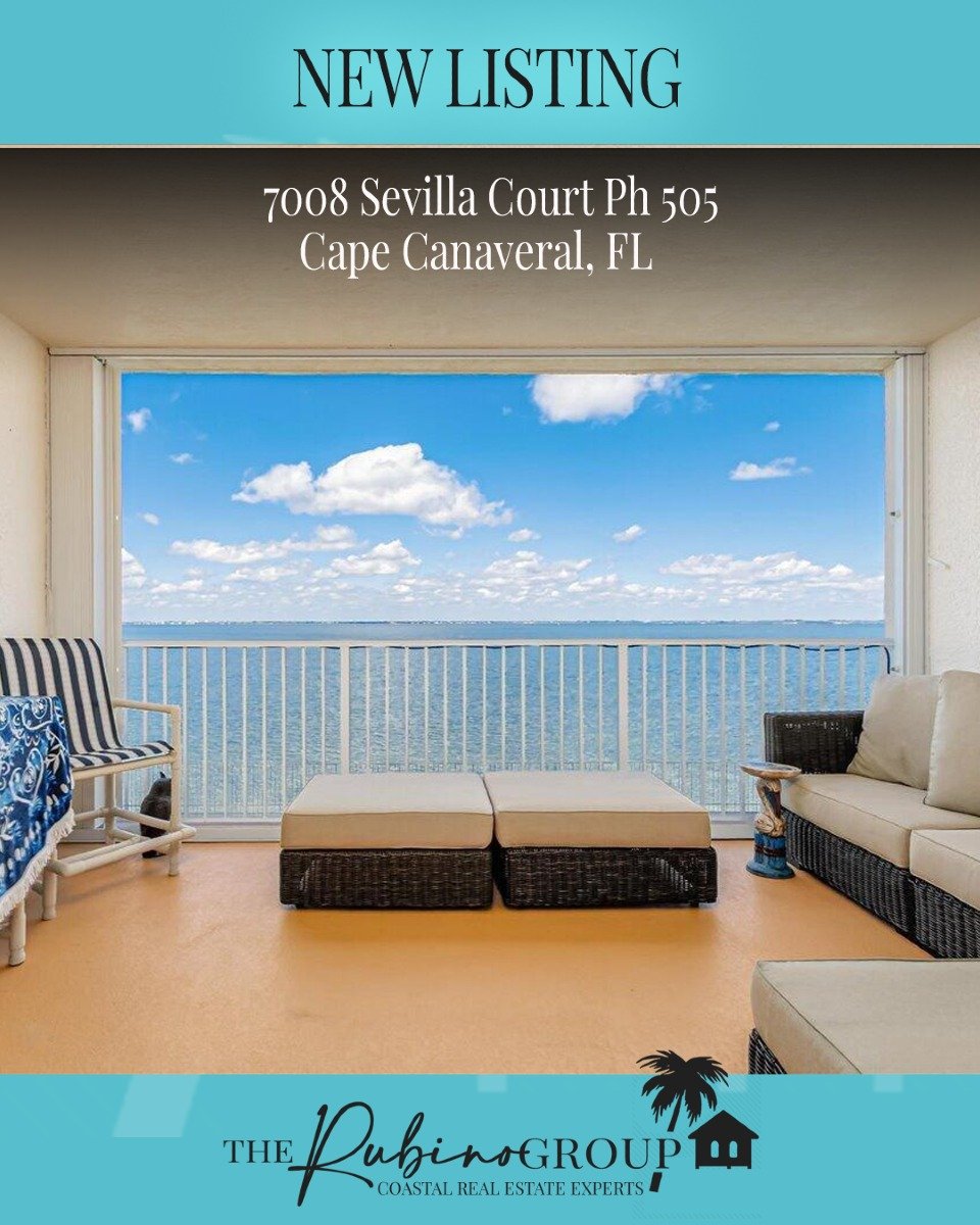 NEW LISTING!

7008 Sevilla Court Ph 505, Cape Canaveral, FL

2 Bedroom | 2 Bath | 1,918 sq ft

Penthouse Riverfront Living with Resort-Style Amenities! Experience breathtaking sunsets and serene Banana River views from this top-floor 2 bed, 2 bath pe