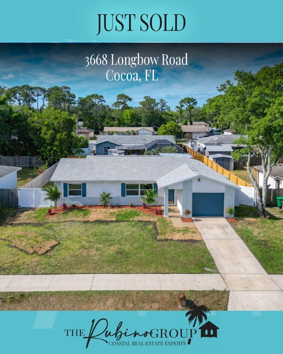 JUST SOLD!

3668 Longbow Road, Cocoa, FL

4 bedroom | 2 bath | 1,617 sq ft

It was a pleasure to represent the buyer of this property in Cocoa.

Sale Price $365,000

#TheRubinoGroupFL #EllenRubino #coastalrealesate #sellingbrevard #waterfrontproperti