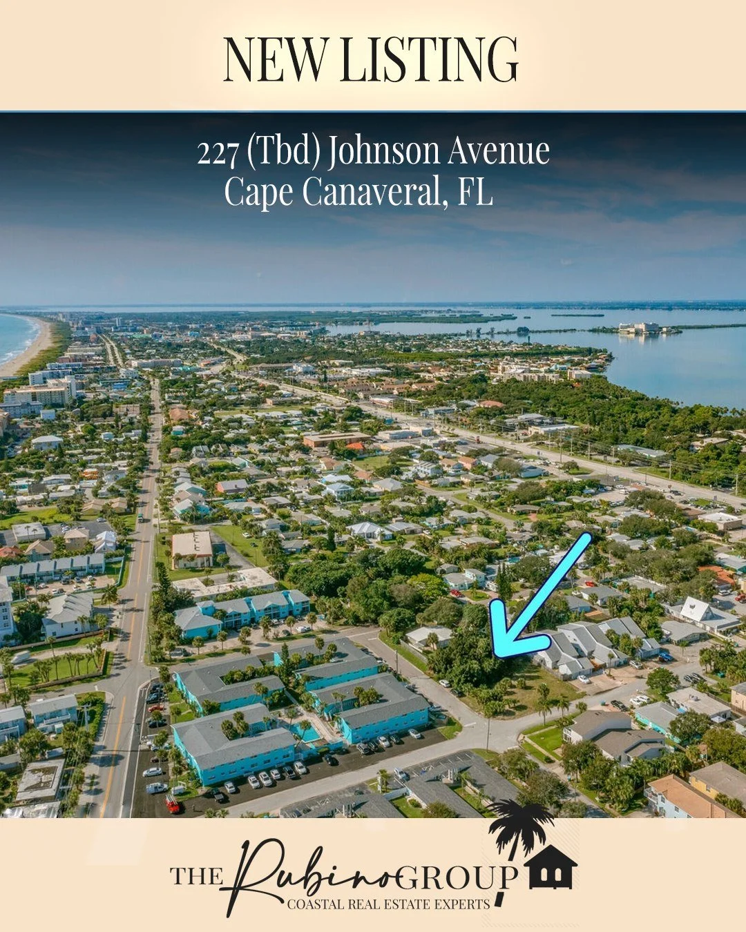 NEW Listing!

227 (Tbd) Johnson Avenue, Cape Canaveral, FL 

Prime Cape Canaveral Corner Beachside Lot - Build Multi Family Platted or a Single Family Residence.

This beachside corner lot, offers an affordable opportunity in Cape Canaveral Beach. Lo