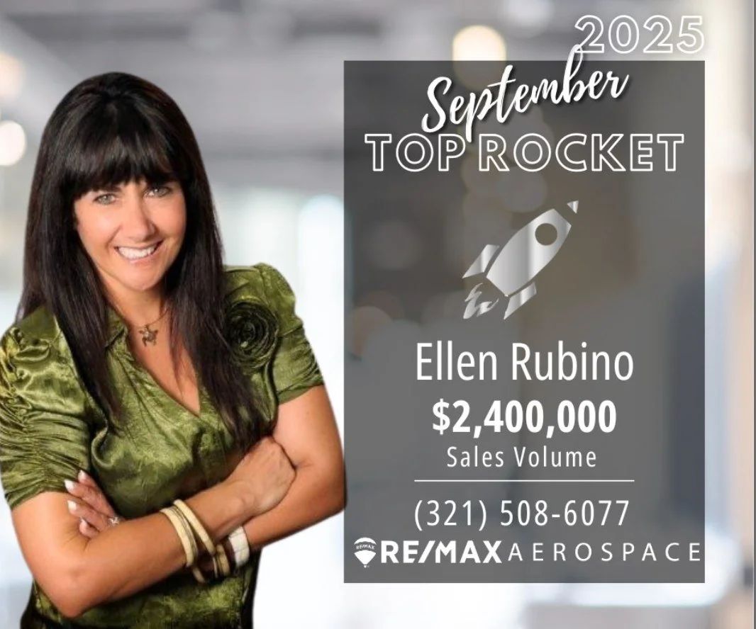 I am so honored to be named a Top Rocket at @remaxaerospace_ for September! I am so grateful to work with such wonderful people at REMAX Aerospace and my amazing clients!

#TheRubinoGroupFL #EllenRubino #coastalrealesate #sellingbrevard #brevardbeach